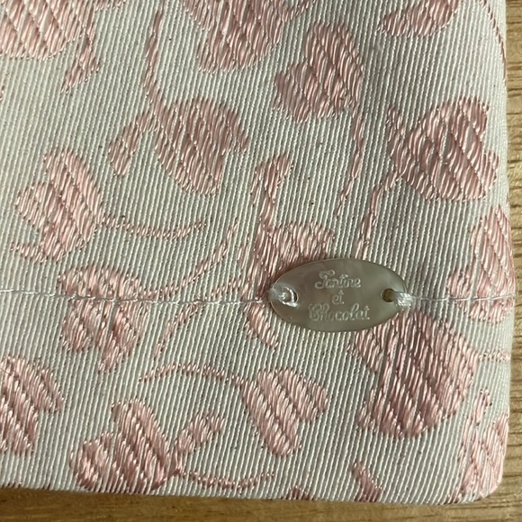 NWT Tartine et Chocolat Baby Girl Pink Floral Jacquard Dress, 3m - Picture 2 of 6